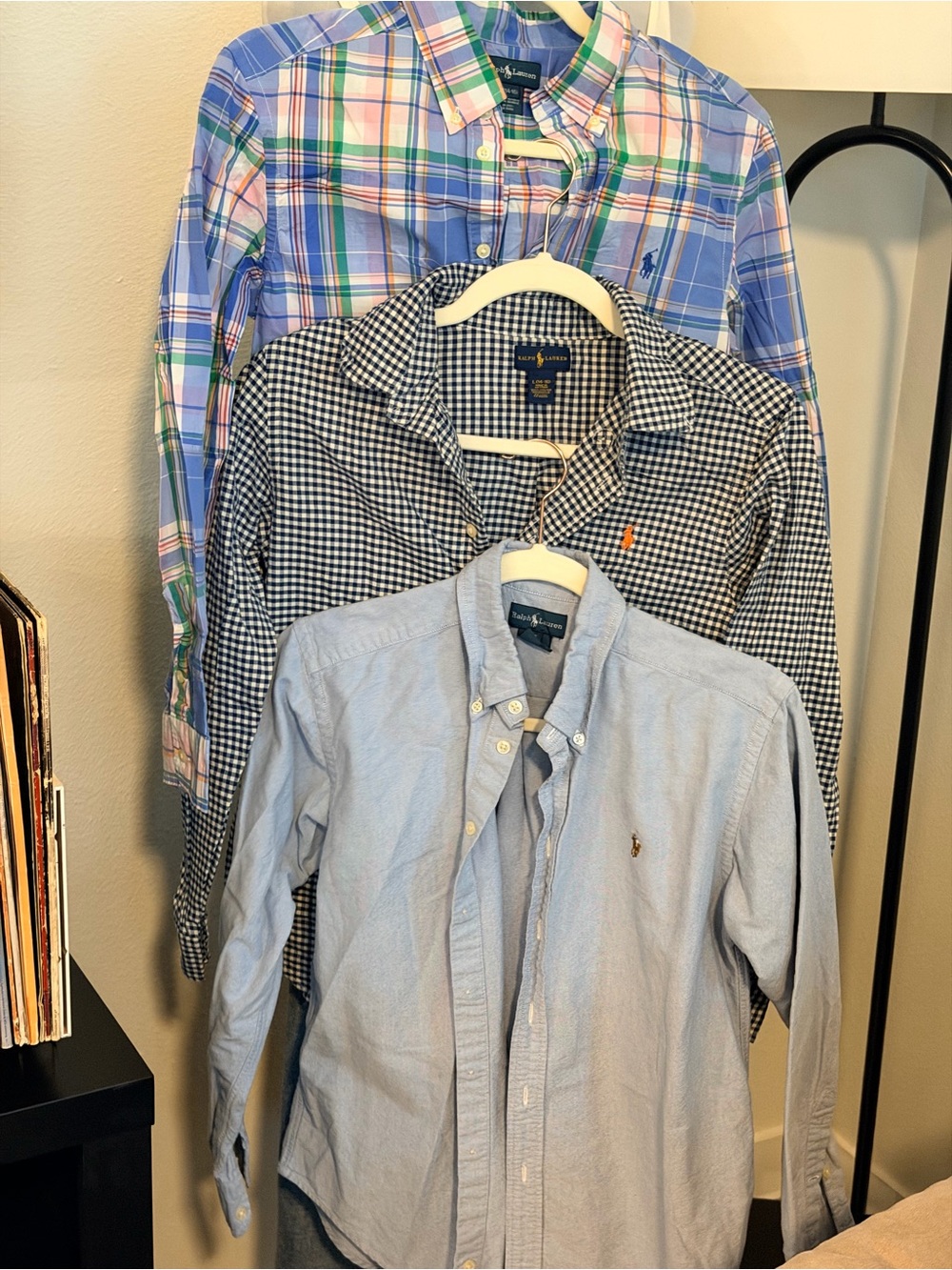Ralph Lauren Boys 3 Shirt Bundle Size L (14-16) Button Down Dress Shirts Preppy